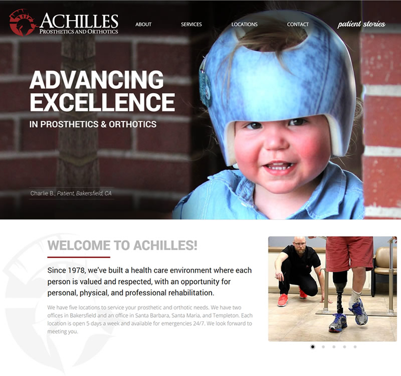 Since 1978, Achilles Prosthetics and Orthotics, Inc. has recognized the value of every person and is guided by our commitment to excellence in quality products and patient care.